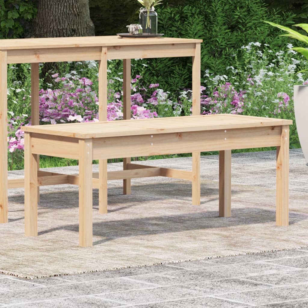 Hagebenk 109x44x45 cm heltre furu