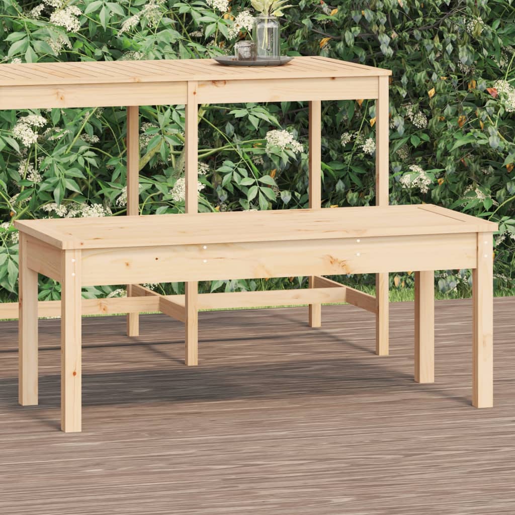 Hagebenk 109x44x45 cm heltre furu