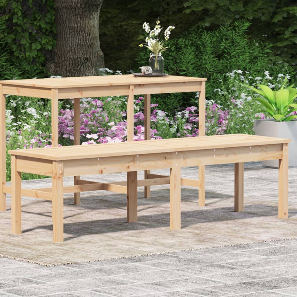 Hagebenk 2 seter 159,5x44x45 cm heltre furu