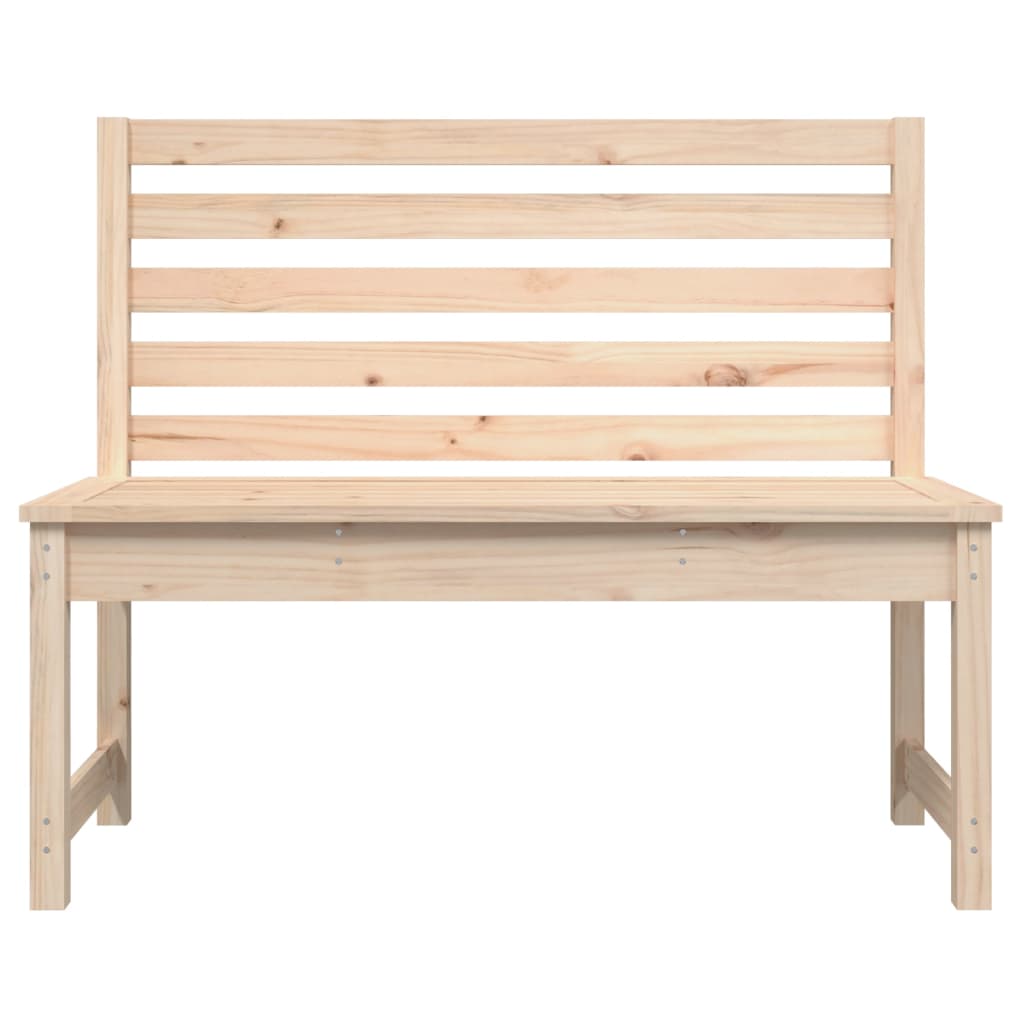 Hagebenk 109 cm heltre furu