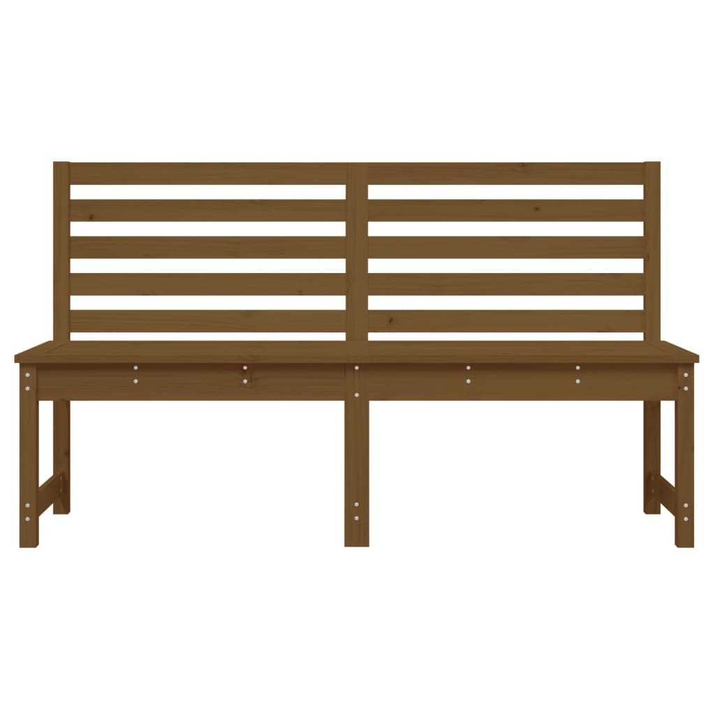 Hagebenk honningbrun 157,5 cm heltre furu