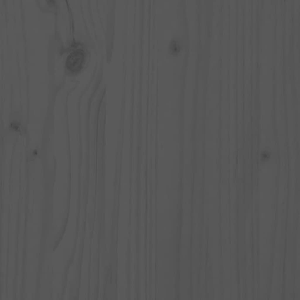 Hagebenk grå 109x48x91,5 cm heltre furu