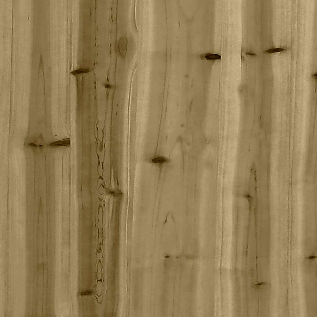 Leketårn 52,5x46,5x206,5 cm impregnert furu