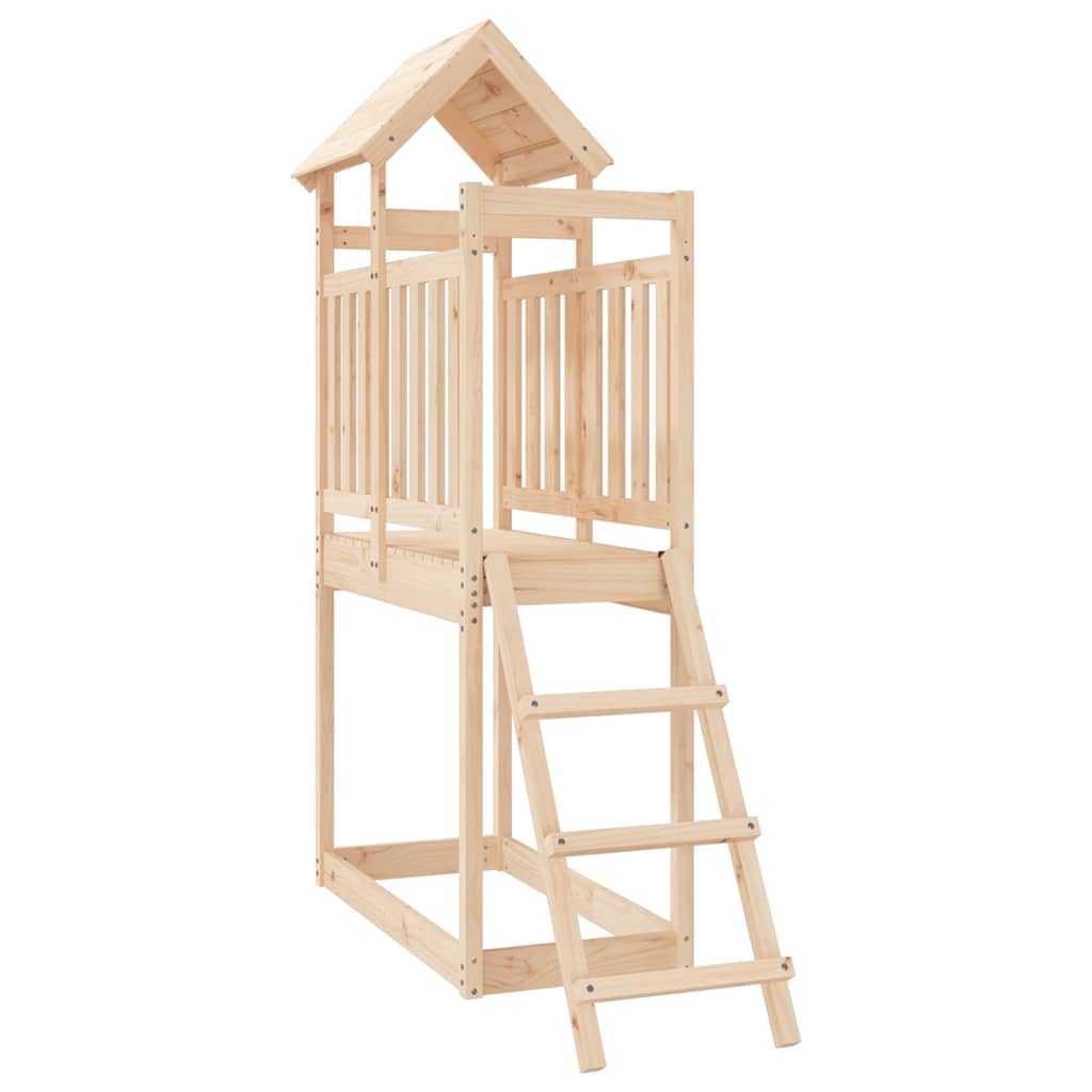Utendørs lekesett 53x110x214 cm heltre furu