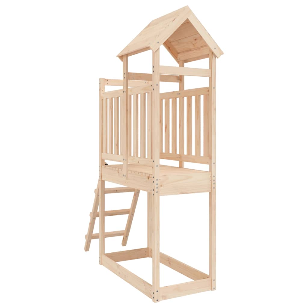 Utendørs lekesett 53x110x214 cm heltre furu