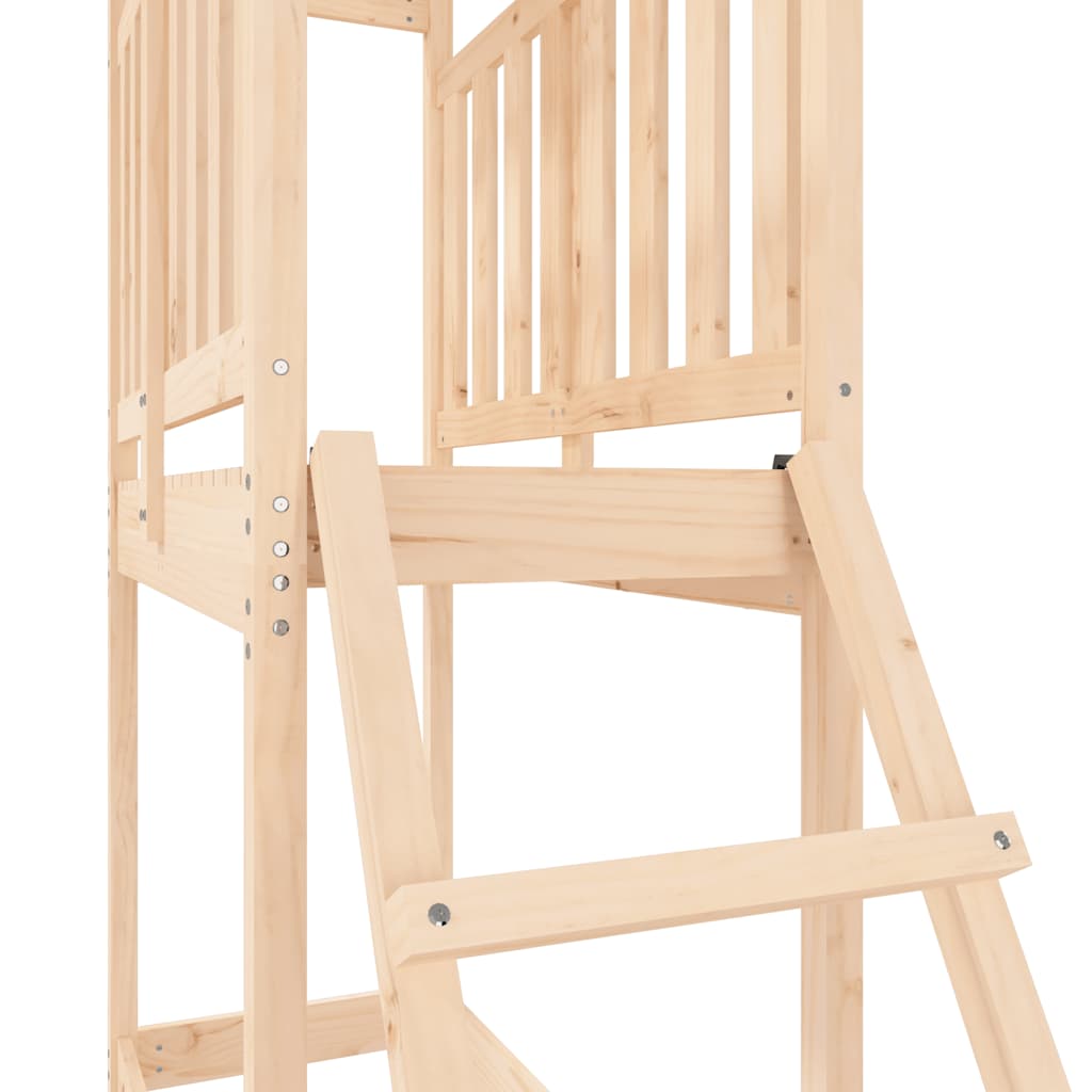 Utendørs lekesett 53x110x214 cm heltre furu