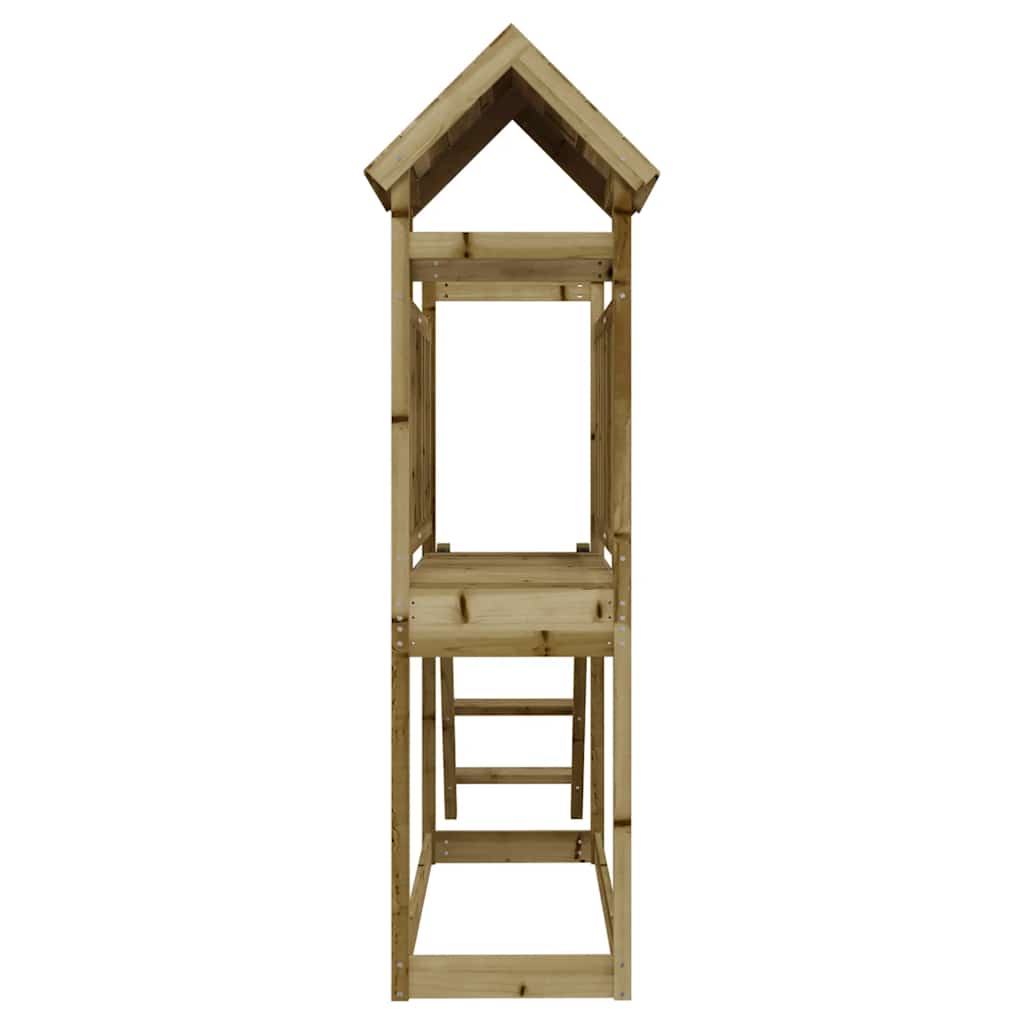 Utendørs lekesett 53x110x214 cm impregnert furu