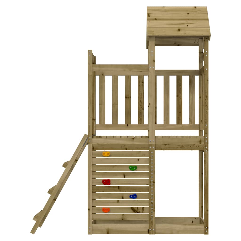 Utendørs lekesett 52,5x110,5x214 cm impregnert furu