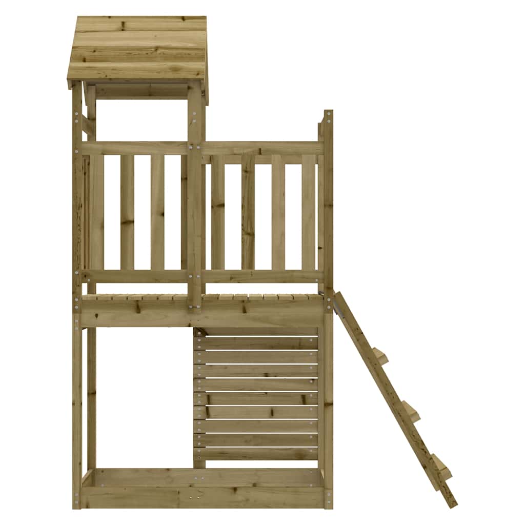 Utendørs lekesett 52,5x110,5x214 cm impregnert furu