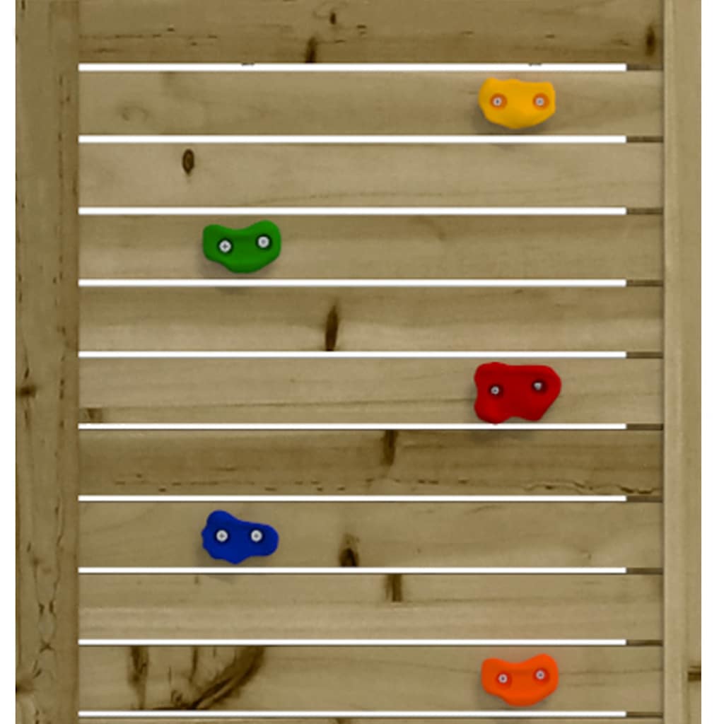 Utendørs lekesett 52,5x110,5x214 cm impregnert furu