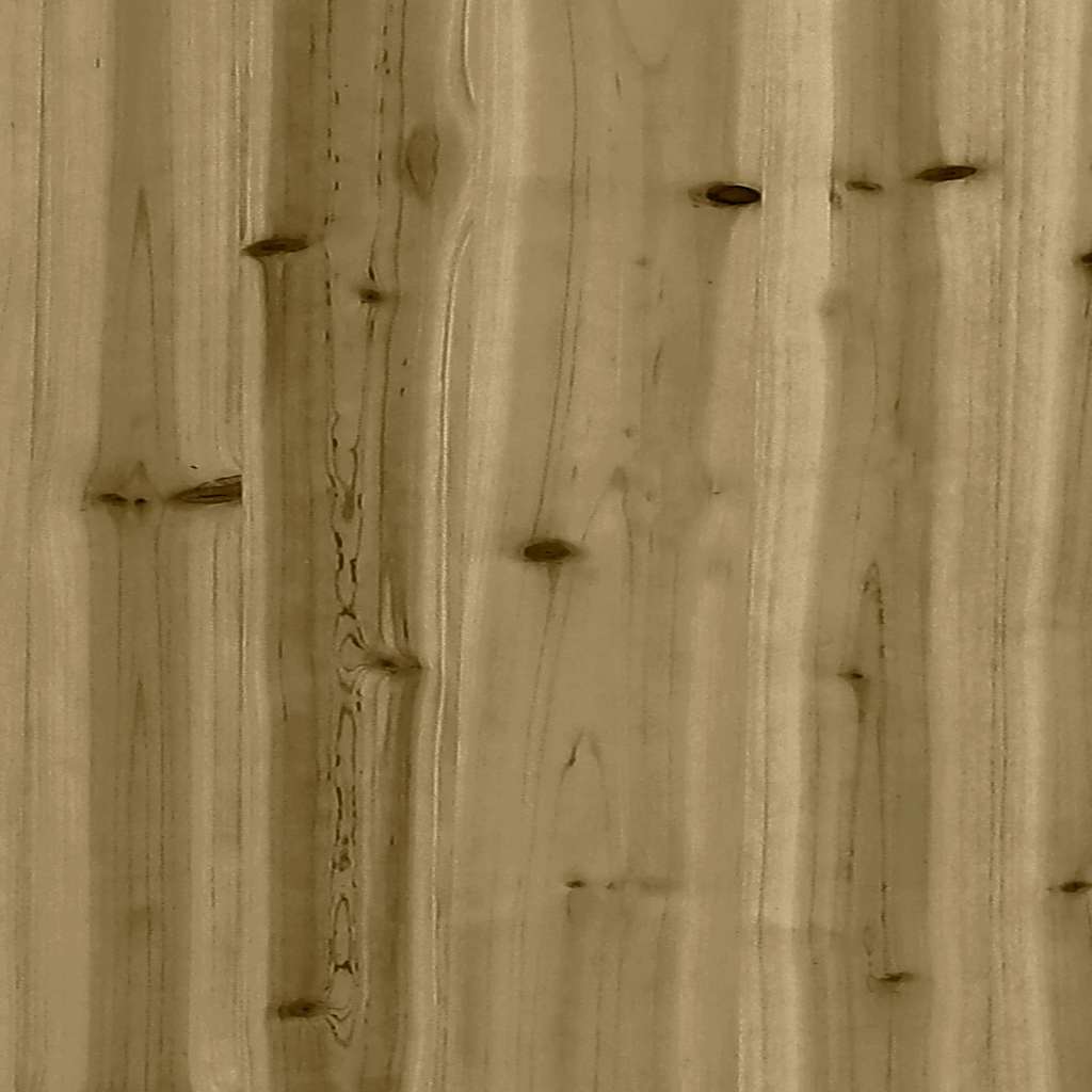 Utendørs lekesett 52,5x110,5x214 cm impregnert furu