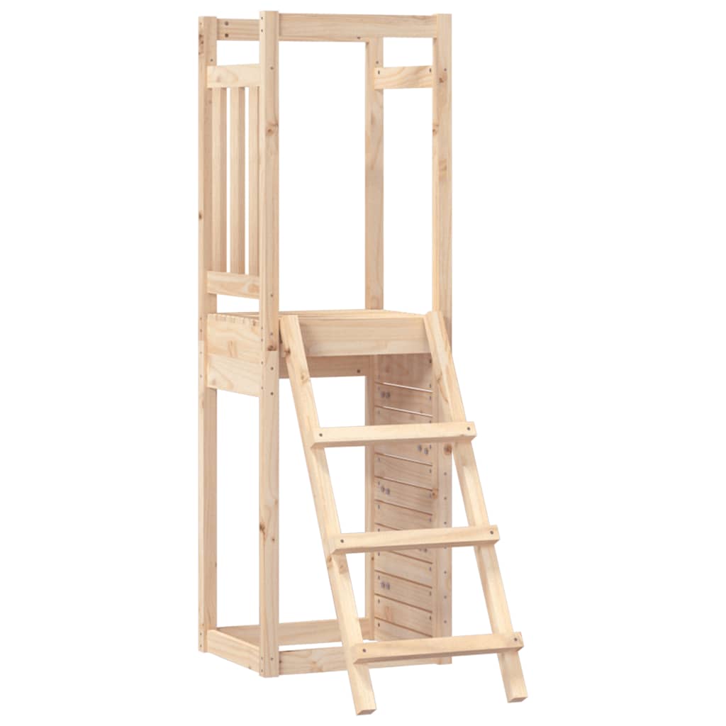 Utendørs lekesett 53x46,5x169 cm heltre furu
