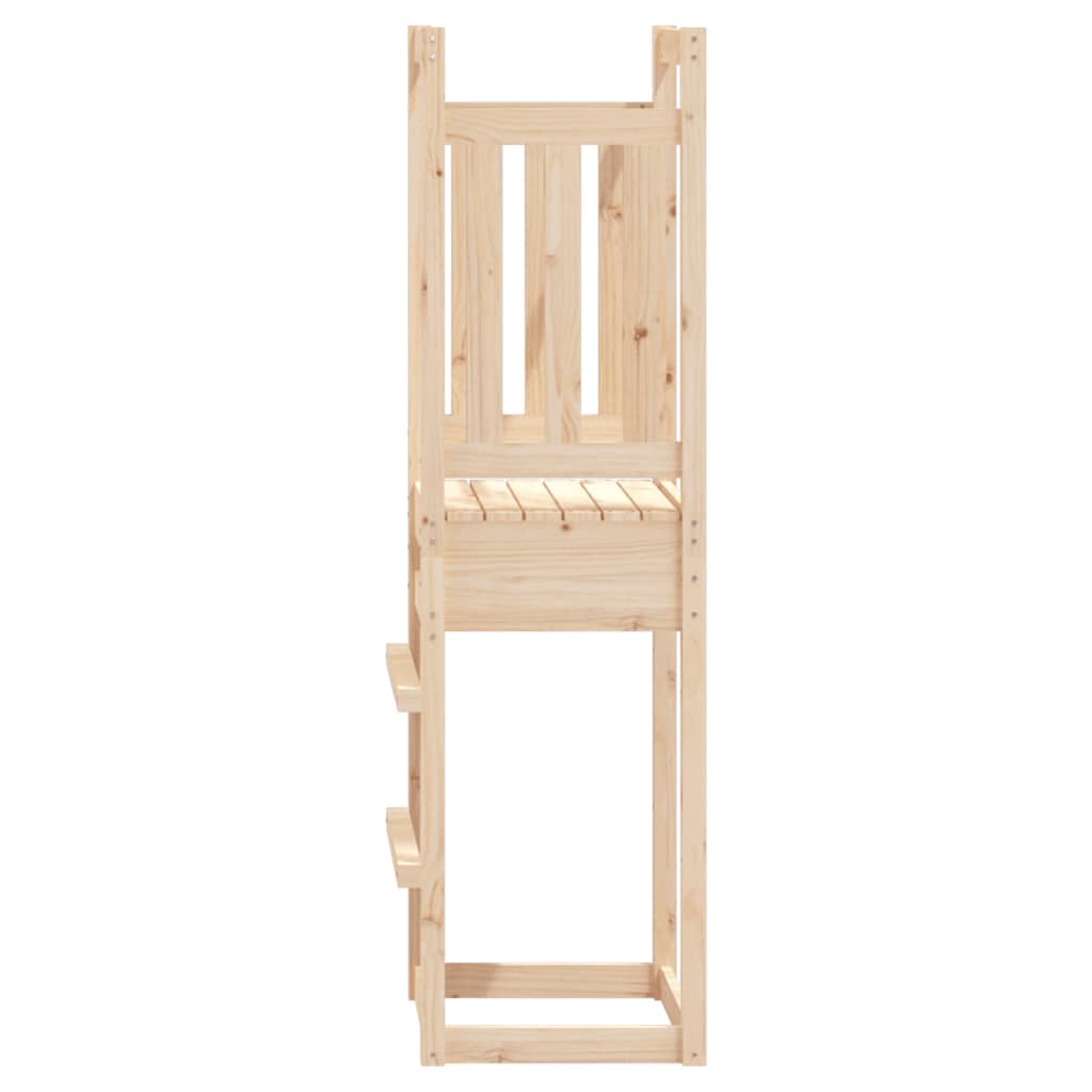 Leketårn 53x46,5x169 cm heltre furu