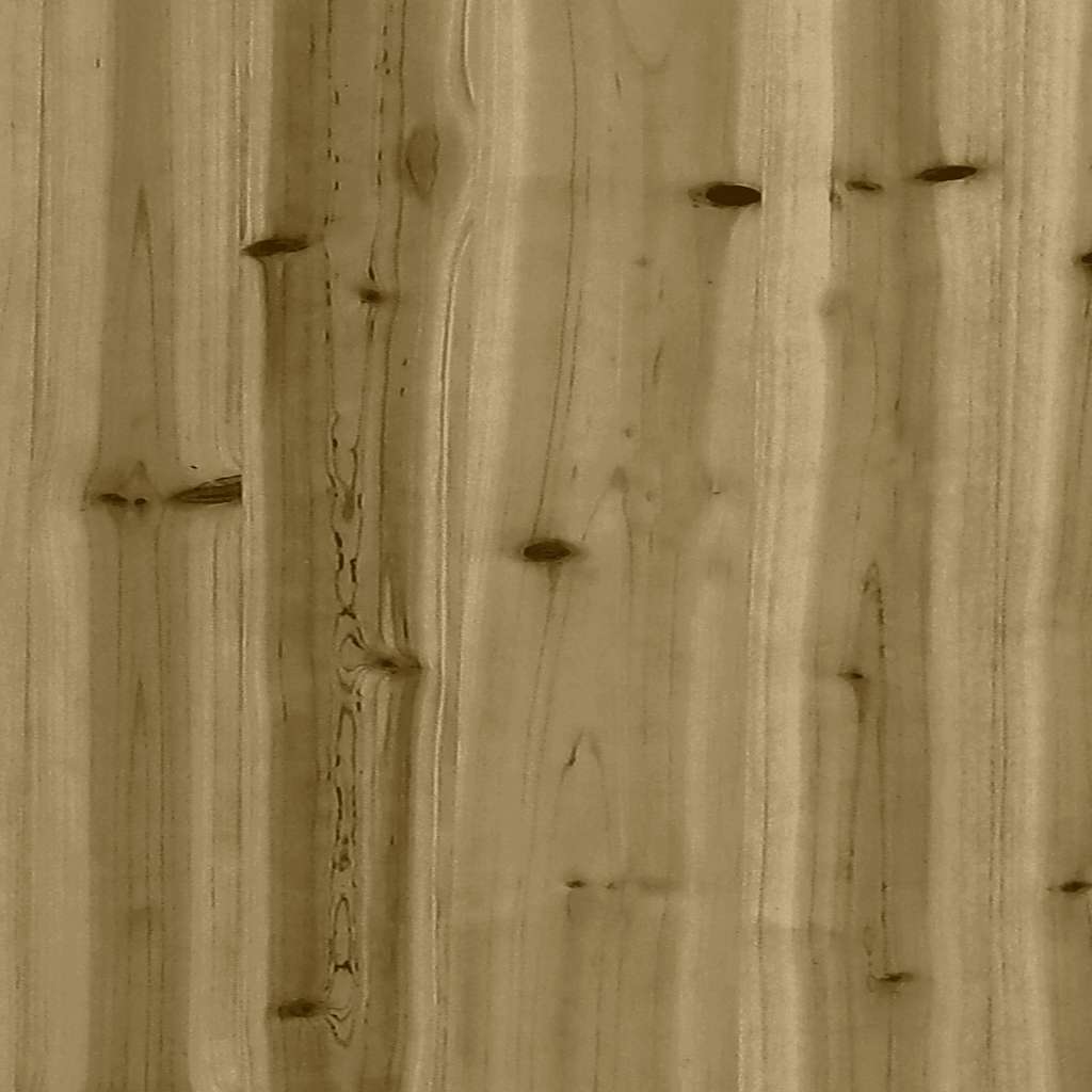Leketårn 52,5x110,5x214 cm impregnert furu