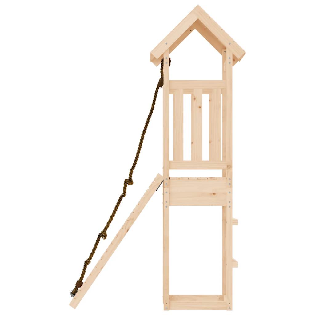 Lekehus med klatrevegg heltre furu