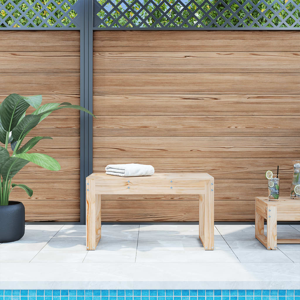 Hagebenk 80x38x45 cm heltre furu