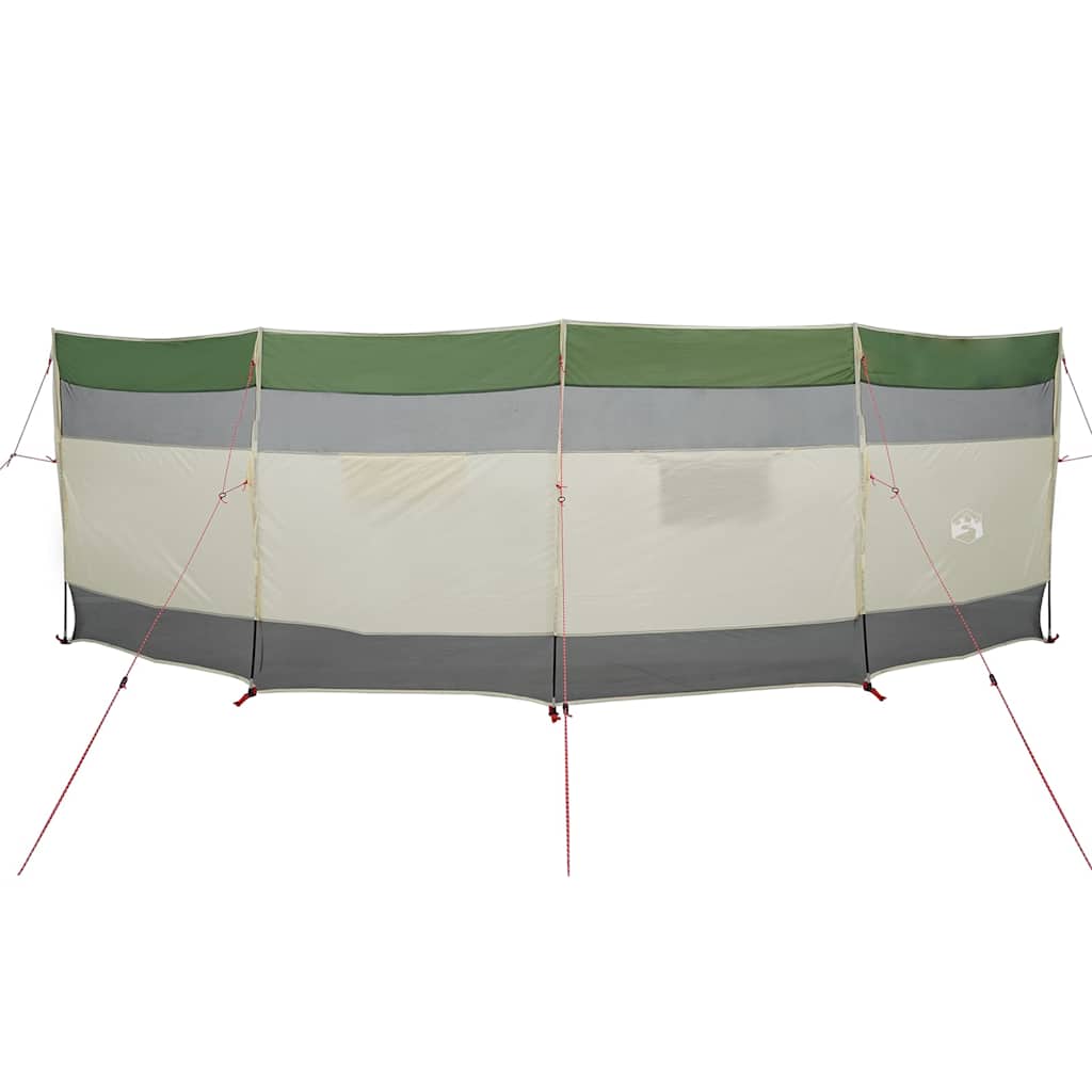 Vindskjerm for camping grønn 510x153 cm vanntett