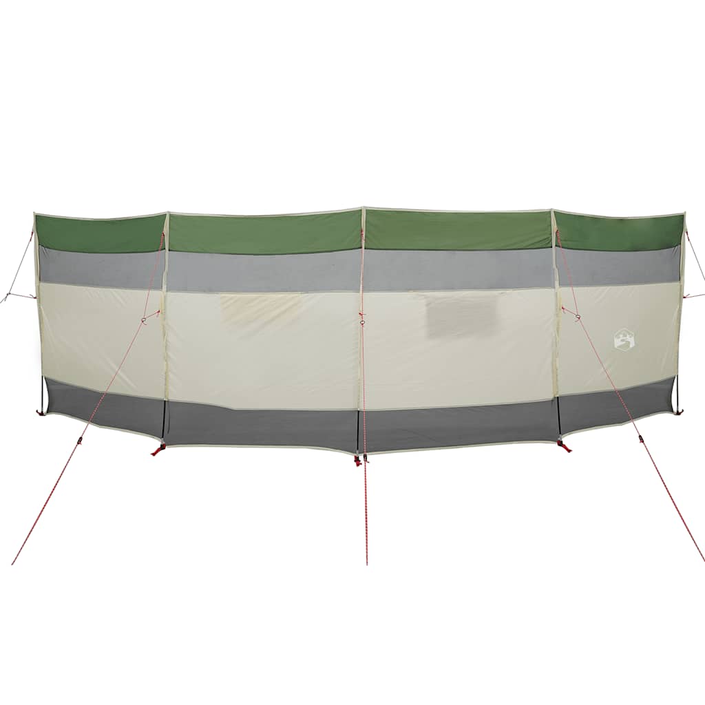 Vindskjerm for camping grønn 510x153 cm vanntett