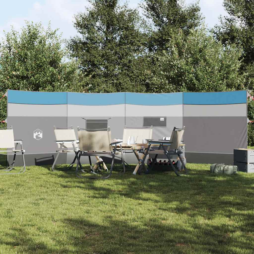 Vindskjerm for camping blå 510x153 cm vanntett