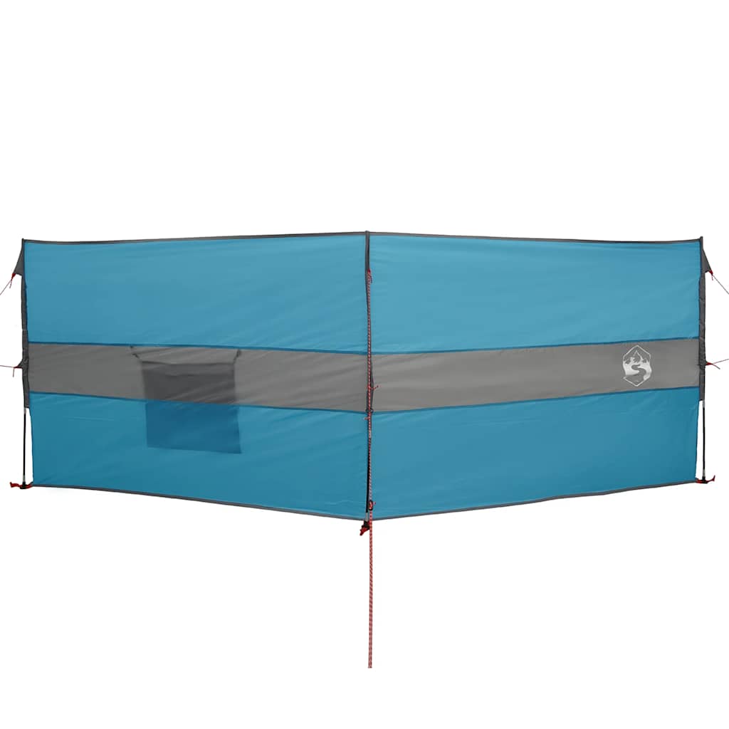 Vindskjerm for camping blå 344x120 cm vanntett
