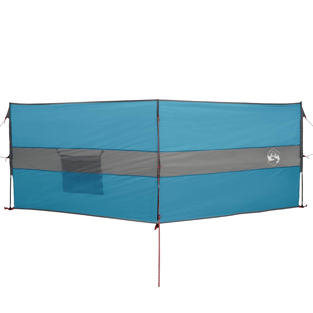 Vindskjerm for camping blå 344x120 cm vanntett