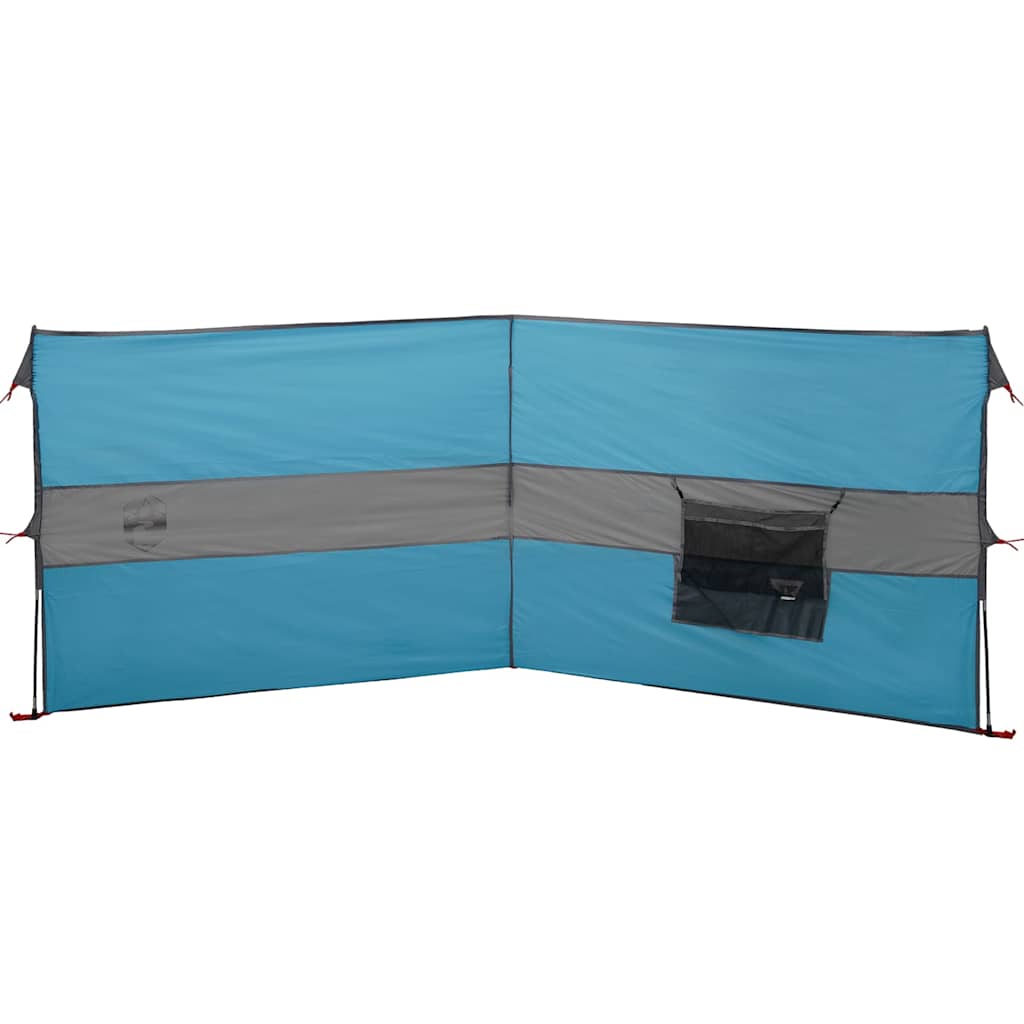 Vindskjerm for camping blå 344x120 cm vanntett