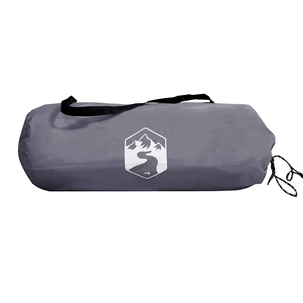 Vindskjerm for camping grå og oransje 344x120 cm vanntett