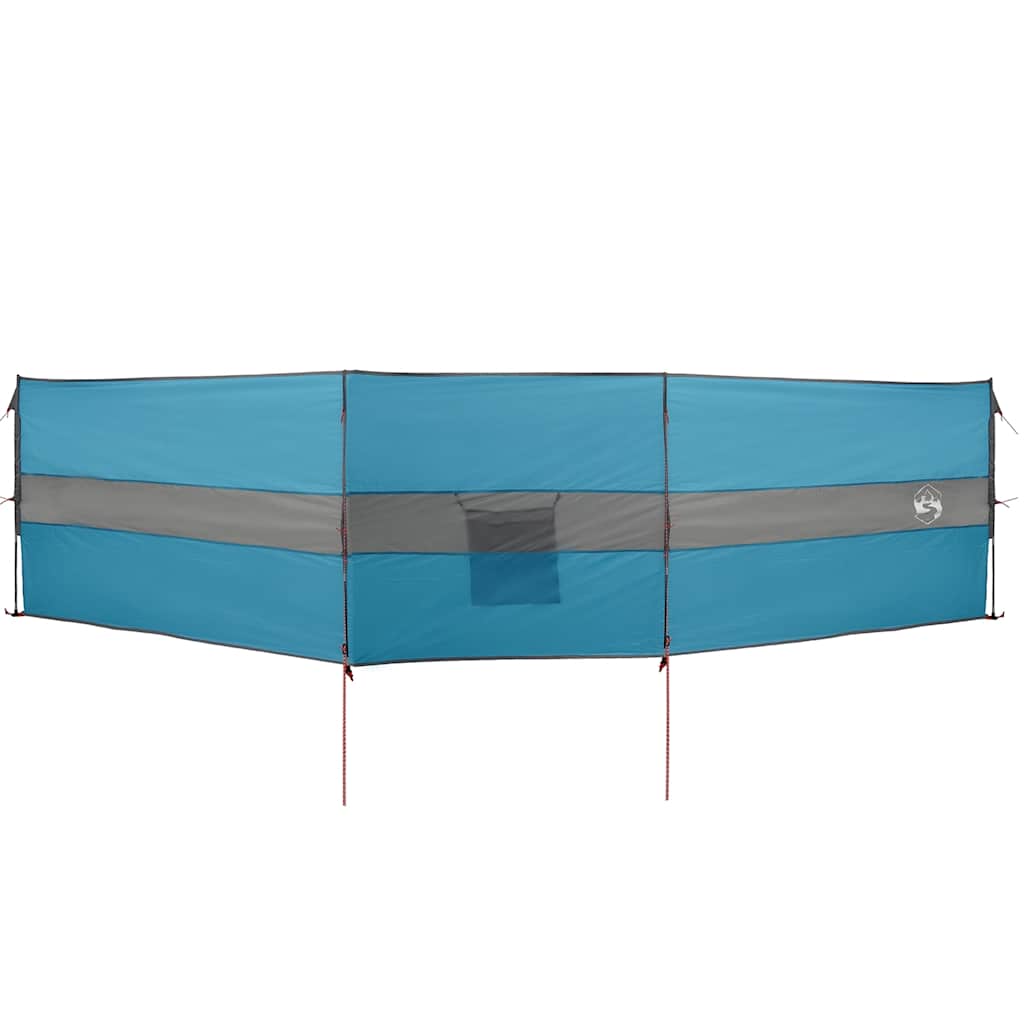 Vindskjerm for camping blå 490x123 cm vanntett