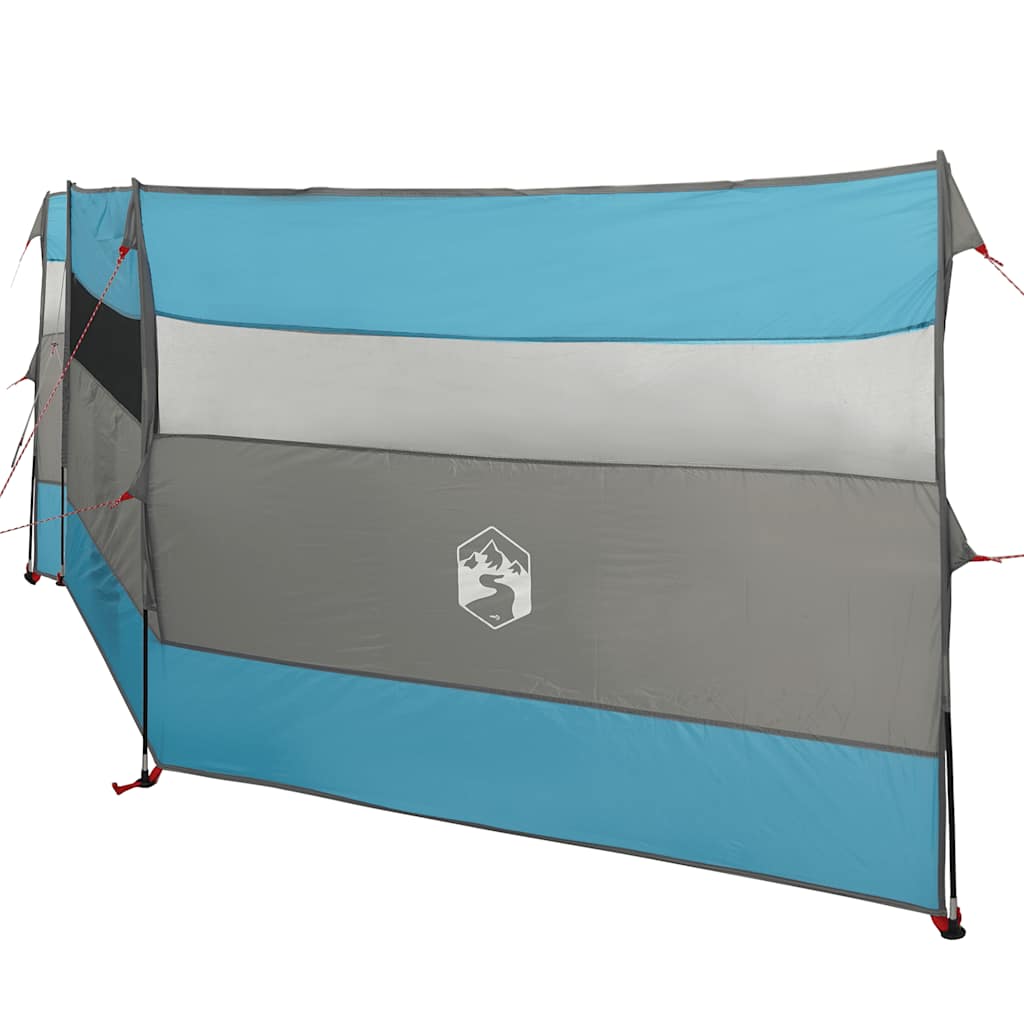 Vindskjerm for camping blå 508x130 cm vanntett