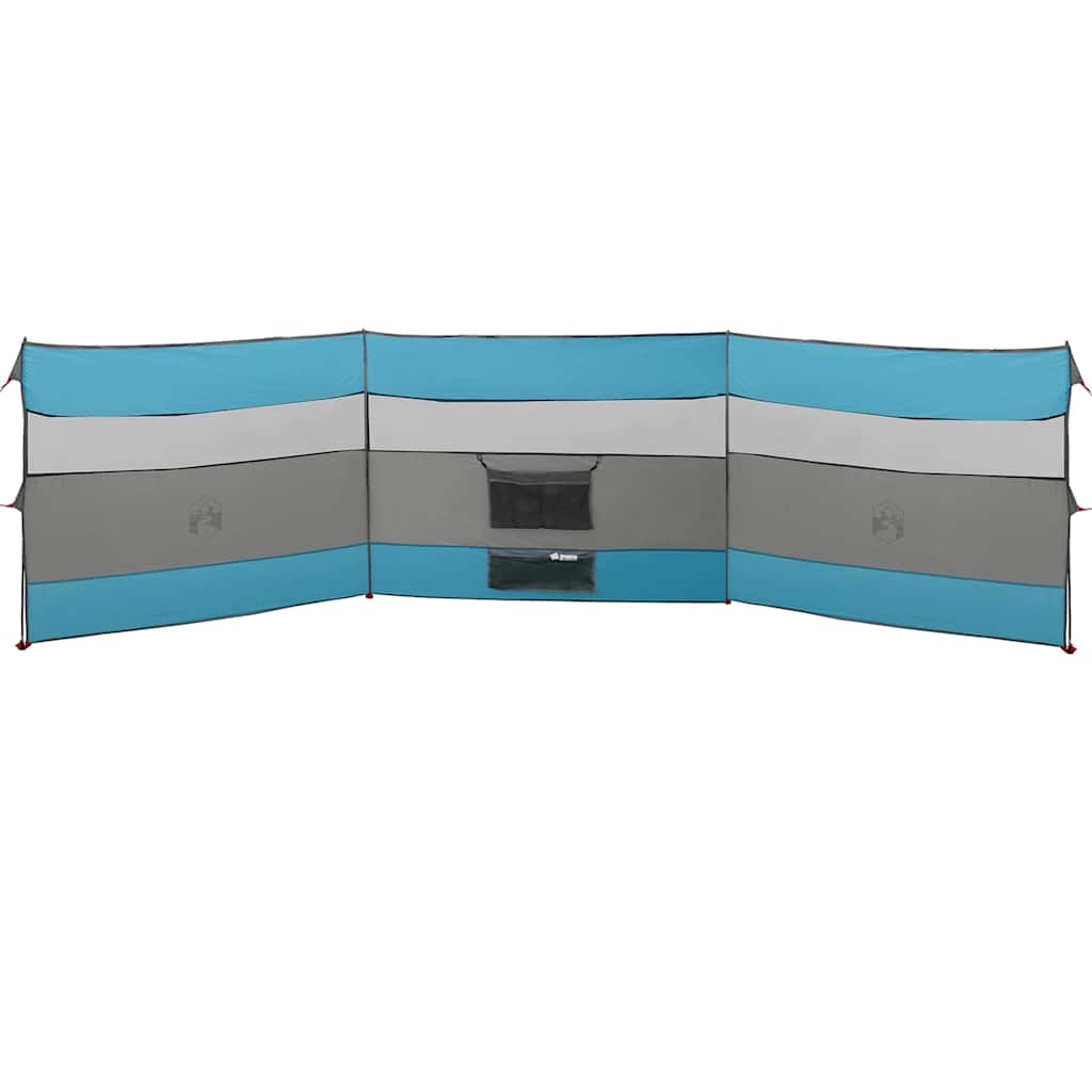 Vindskjerm for camping blå 508x130 cm vanntett