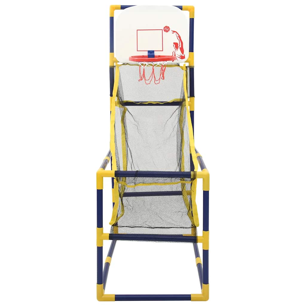 Basketballmaskin med ball og pumpe 45x86x127 cm