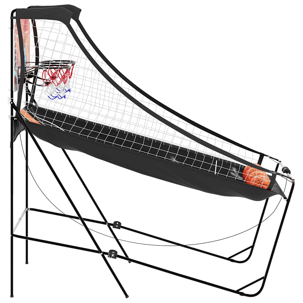 basketball arkademaskin med 4 baller for 2 spillere