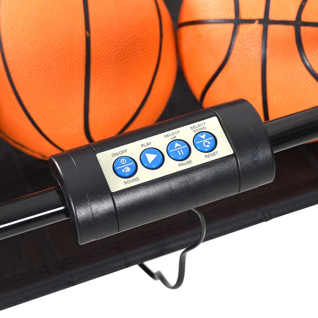 basketball arkademaskin med 4 baller for 2 spillere