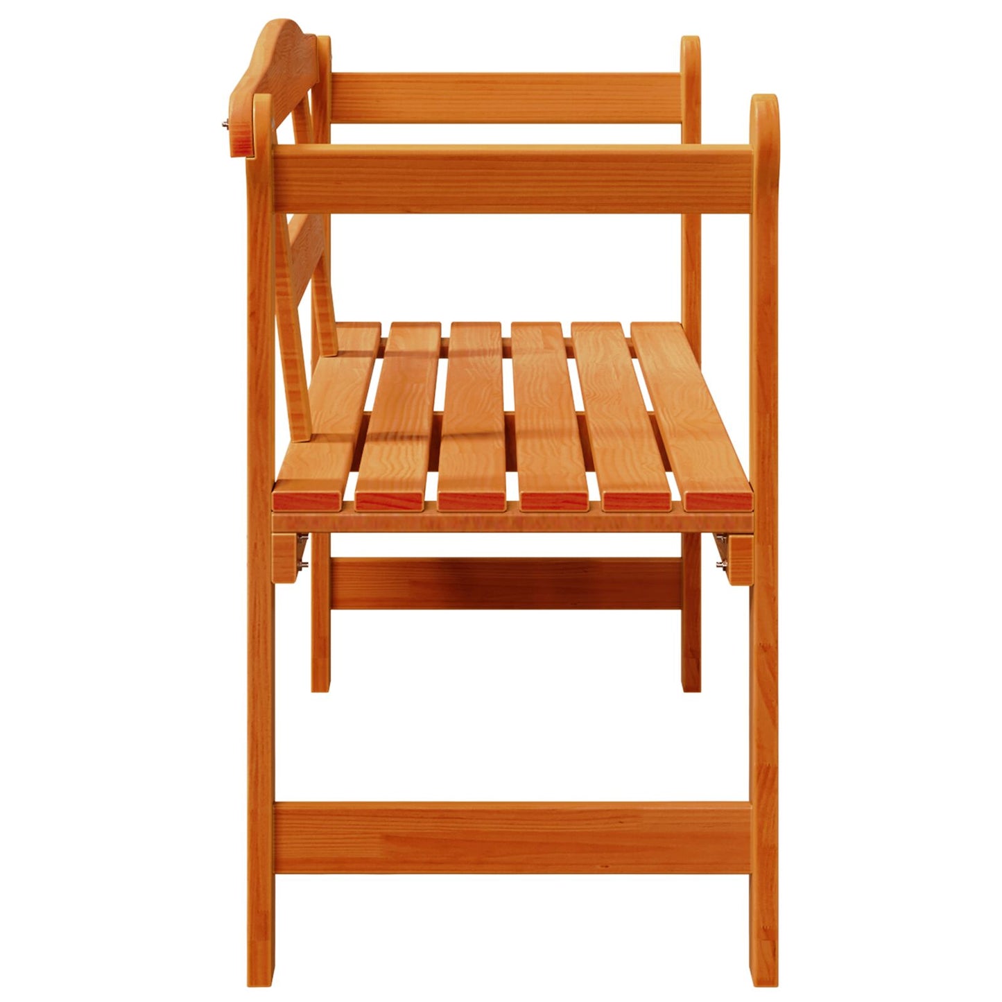 utendørsbenk akasie 119x76x44 cm massivt tre