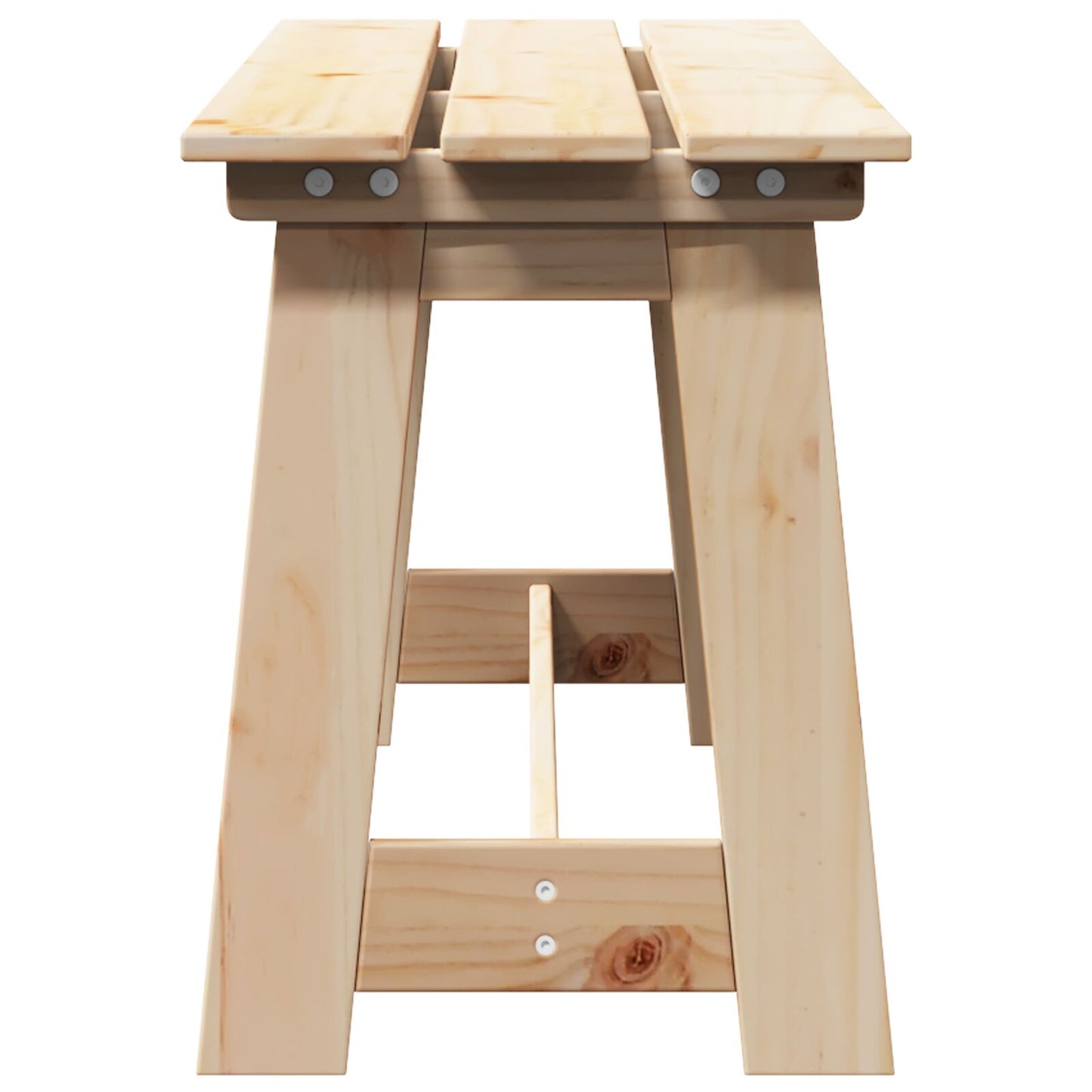 Utendørs Benk 119x35x47 cm Massivt Furutre