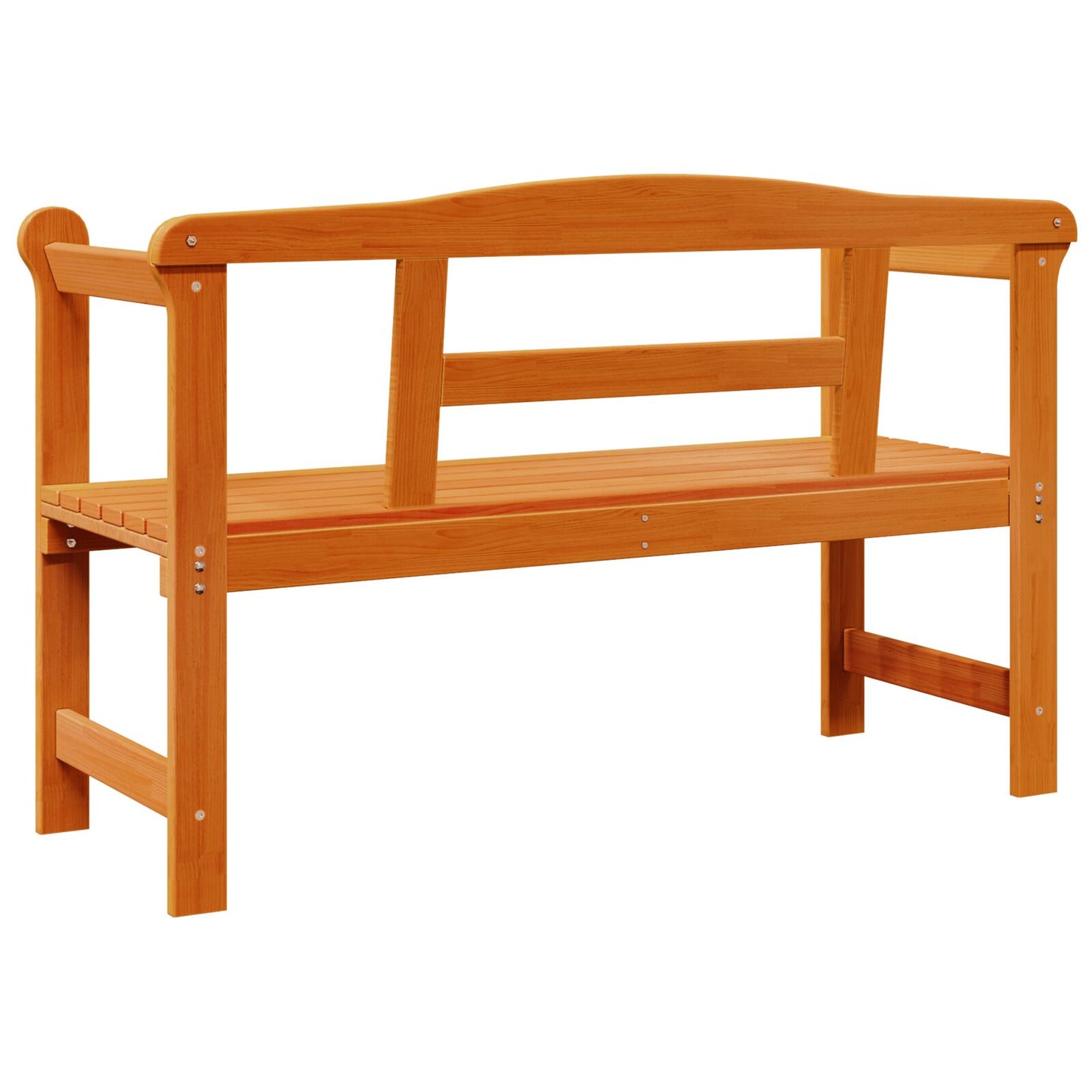 utendørsbenk akasie 119x76x44 cm massivt tre