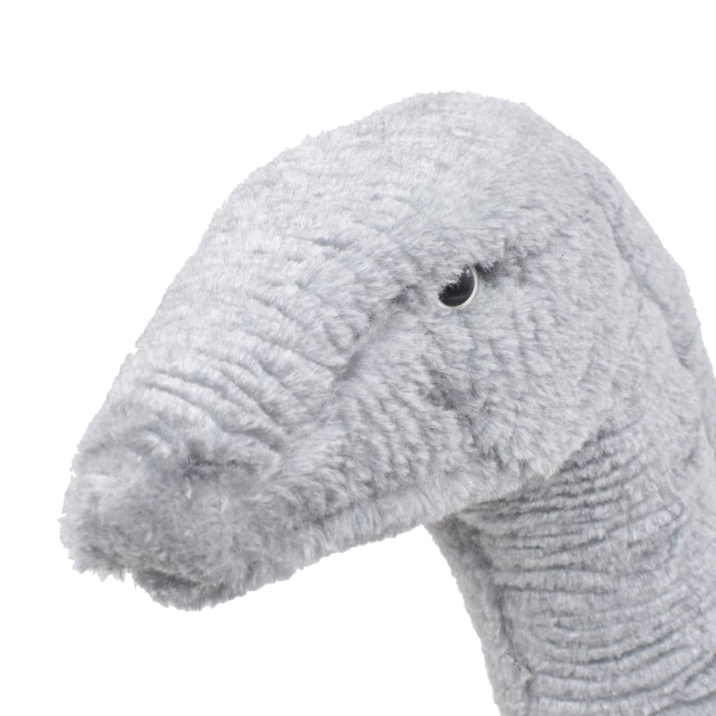 Stående lekedinosaur brachiosaurus grå XXL
