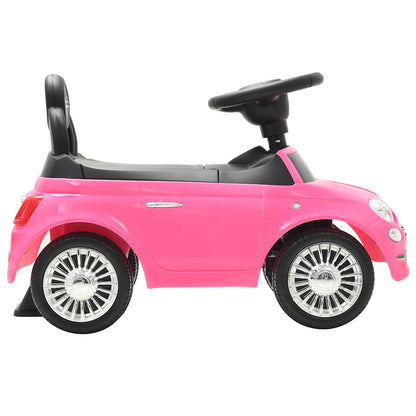 Gåbil Fiat 500 rosa