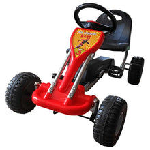 Pedal-go-kart rød