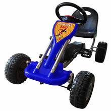Pedal-go-kart blå