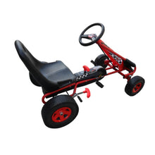 Pedal-go-kart for barn rød