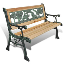 Hagebenk for barn 84 cm tre