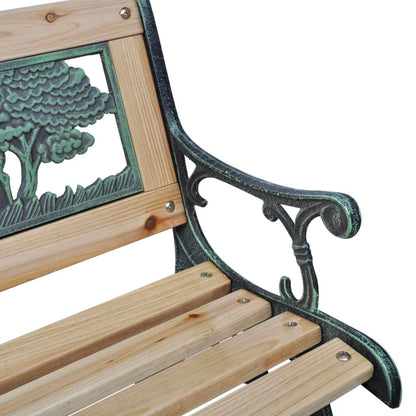 Hagebenk for barn 84 cm tre
