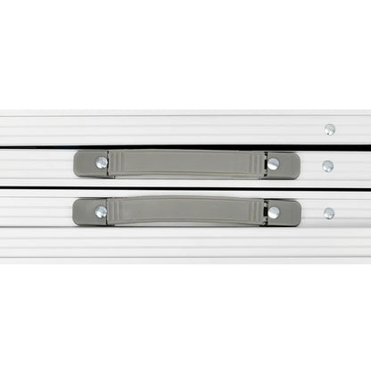 Sammenleggbart campingbord høydejusterbar aluminium 240 x 60 cm