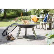 Bålfat Chicago svart stål 75 cm 85013