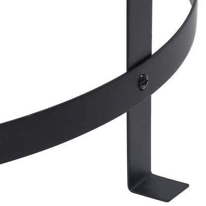 Utendørs bålfat med grill rustfritt stål 76 cm