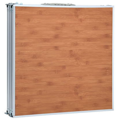 Sammenleggbart campingbord aluminium 180x60 cm