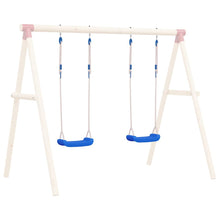 Huskeseter med tau 2 stk blå 37x15 cm polyeten