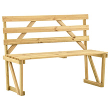 Hagebenk 120 cm impregnert furu