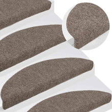 Selvklebende trappematter 10 stk 56x17x3cm beige